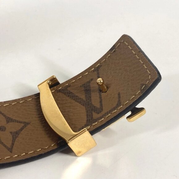 LOUIS VUITTON M0149 Monogram-Reverse Ceinture-LV Iconic belt Canvas Beige/Brown main image 9